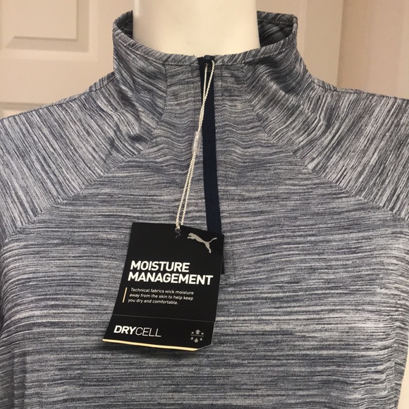 Puma Athletic/Athleisure Zip Front Polo, XXL, NWT! - Picture 4 of 10